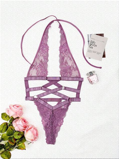 Lace Women Sexy Bodysuit One Piece Lingerie SHEIN USA