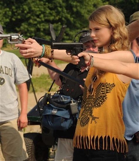 Taylor Swift Takes Aim Guns Girls