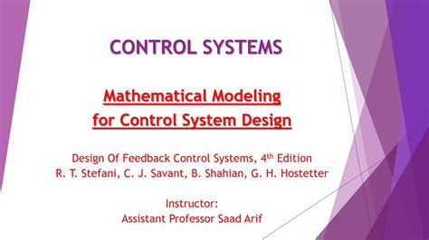 Mathematical Modeling Of Control Systems YouTube