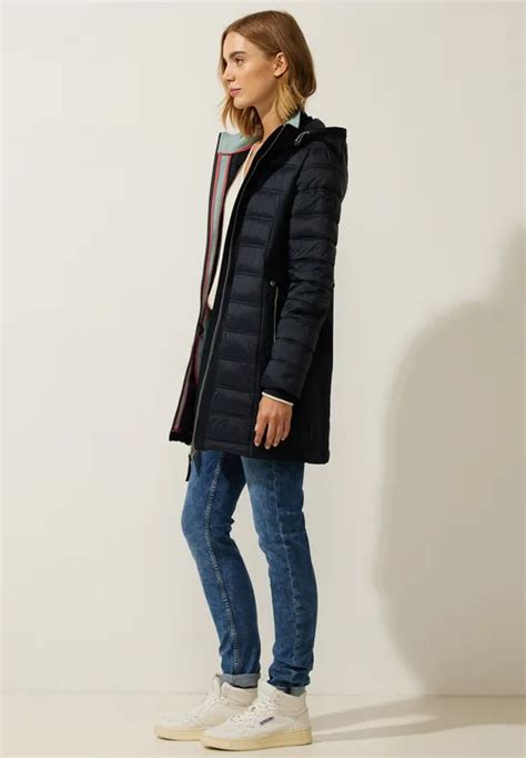 Street One Materialmix Softshelljacke F R Damen In Blau Street One