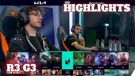 FNC Vs VIT Game 3 Highlights Round 3 LEC Spring 2024 Playoffs