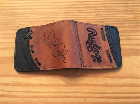 Baseball Glove Wallet Leather Diy Crafts Handmade Leather Wallet