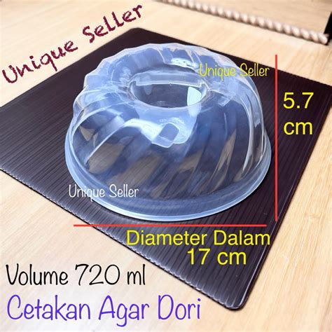 Jual Cetakan Agar Jelly Puding Kue Twister Spiral Ulir Cm Dori