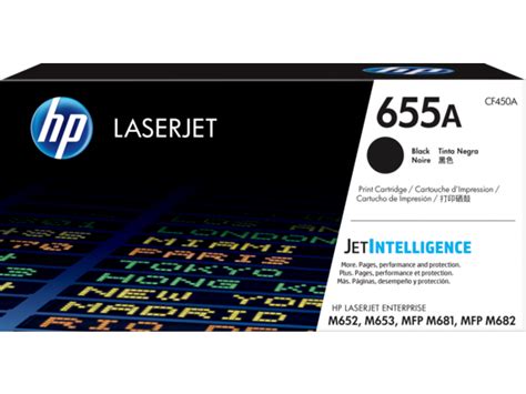 HP® 655A Black LaserJet Toner Cartridge (CF450A)