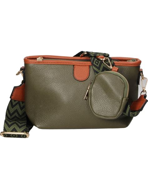 Bolso Bandolera Verde Chenson Para Mujer Online En Megacalzado