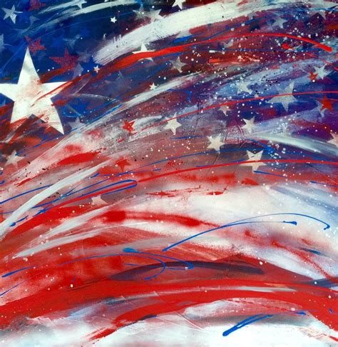 American Flag Painting at PaintingValley.com | Explore collection of ...