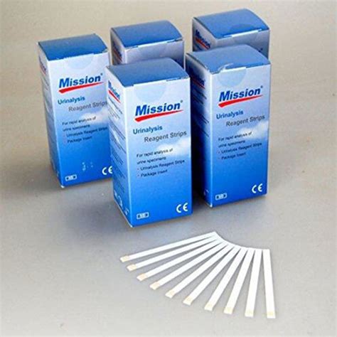 Mission Urinalysis Reagent Strips Color Different Availabe At Best