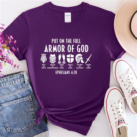 Put On The Full Armor Of God Shirt Ephesians Shirt Knight Shirts Armor Of God Shirt