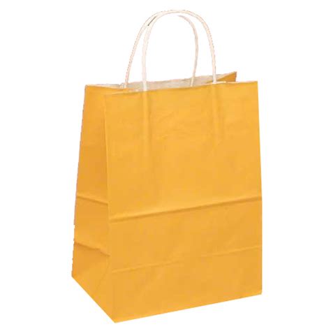 Disposable 5 Kg Storage Capacity 250gsm Yellow Rectangular Loop Handle