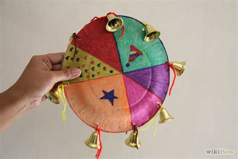 How To Create A Paper Plate Tambourine