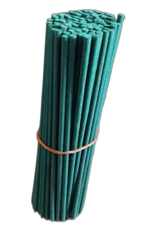 Charcoal Bamboo Less Raw Green Incense Stick For Religious Length 7