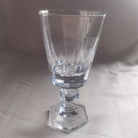 Lot De Verres Eau En Cristal De Bayel Lourds Taill S Magnifique