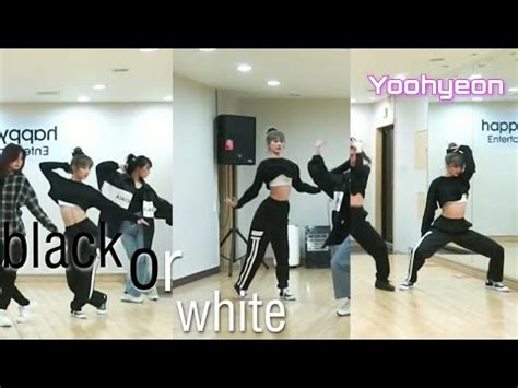 드림 캐쳐 유현 DREAMCATCHER YOOHYEON Black or white dance practice