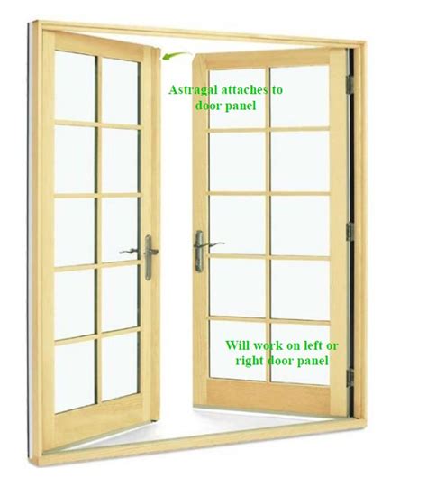 6-8 astragal for prime wood french 3-point swing door 2209454