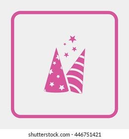 Party Hat Set Isolated On White Stock Vector Royalty Free 2226192443