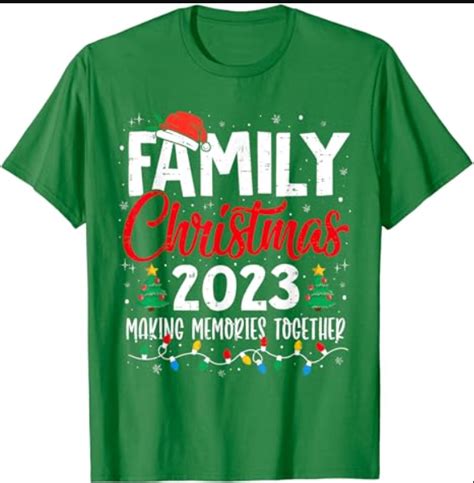 Funny Xmas Matching Family Christmas 2023 Squad For Family T-Shirt