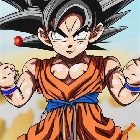 Dragon ball kid goku super saiyan god