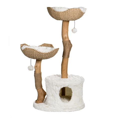 See Notes Mau Modern Cat Tree Tower For Large Cats Real Branch