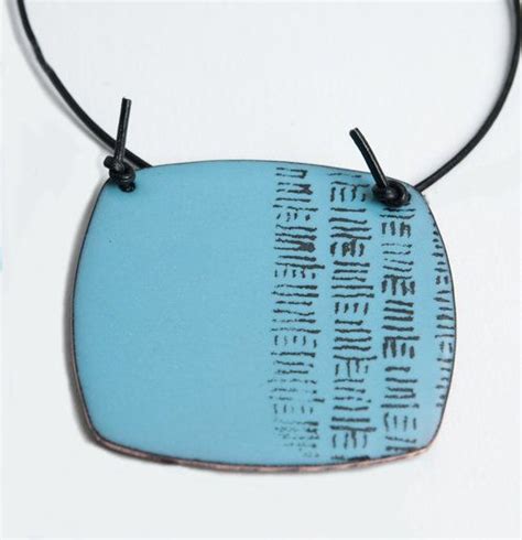 Contemporary Enamel Jewelry By Tammi Sloan Of My Brown Wren Enamel