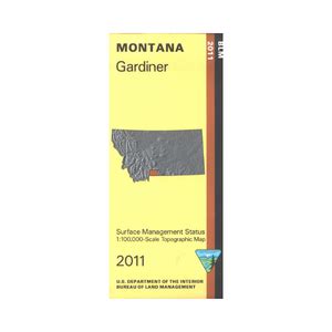 Map: Gardiner MT - MT1075S – Public Lands Interpretive Association