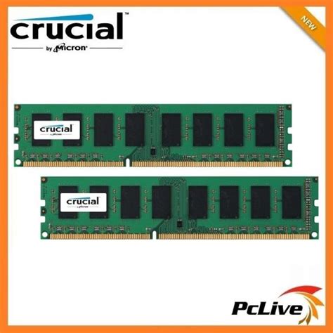 Crucial 16GB DDR3 1600Mhz Memory 2x 8GB High Performance Desktop RAM 1 ...