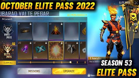 Next Elite Pass In Free Fire October Elite Pass Free Fire