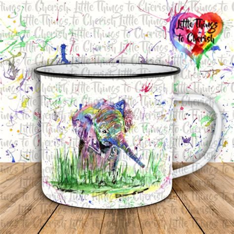 Elephant Clipart Elephant Graphics Rainbow Elephant Clip Etsy Uk