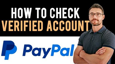 How To Check If Your PayPal Account Is Verified Full Guide YouTube