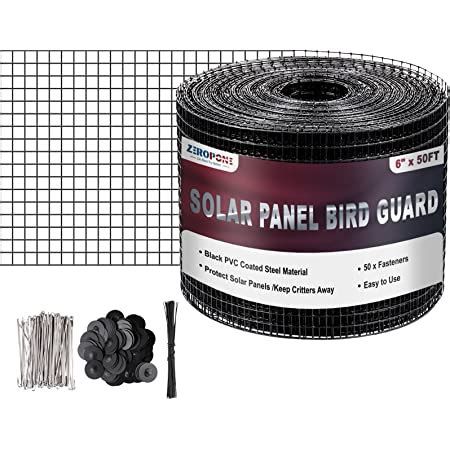 Amazon Rotak 6in X 100ft Solar Panel Bird Critter Guard Roll Kit