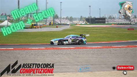 Assetto Corsa Competizione Misano Hotlap And Setup Youtube