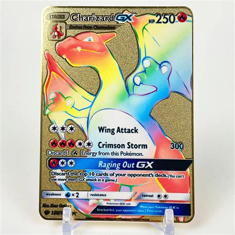 charizard metal card 10