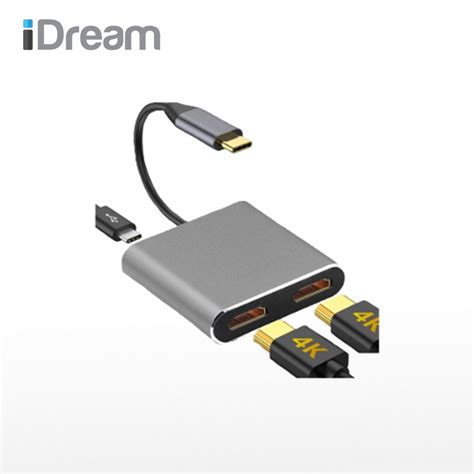 Usb C 4 In 1 Dual Hdmi Adapter Idream