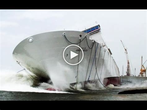 Large Ships Launch Awesome Ship Launches Compilation Canvids