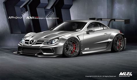 Mercedes Benz Slk Wide Body Kit Concept By Ml In Mercedes Benz