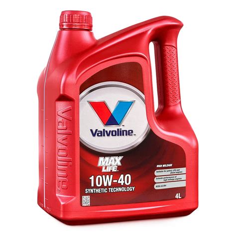 Olej VALVOLINE MAXLIFE 10W40 4L 10W40 MAX 4 za 106 19 zł z Rząska