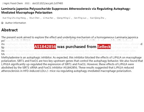 Fox Inhibitor Fox Antibody Fox Review