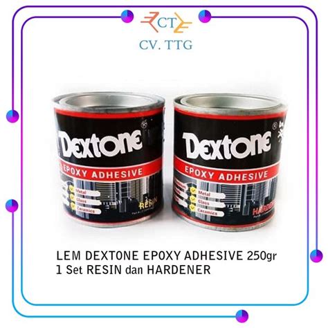 Jual Lem Dextone EPOXY ADHESIVE 250gr 1 Set Resin Dan Hardener