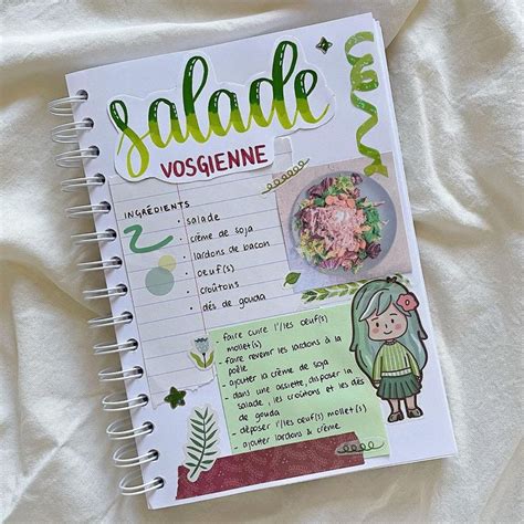 Ma Recette De Salade Vosgienne En 2024 Carnet De Recette Journal De