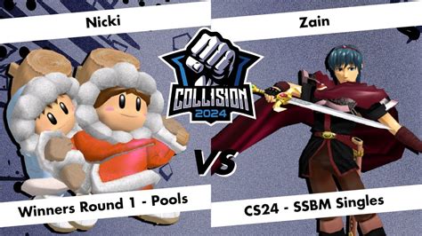 Collision Nicki Ice Climbers Vs Zain Marth Melee Singles