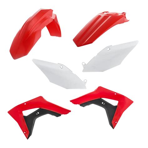 Kit Plastique Acerbis Honda Crf Rx Rouge Blanc Noir Brillant