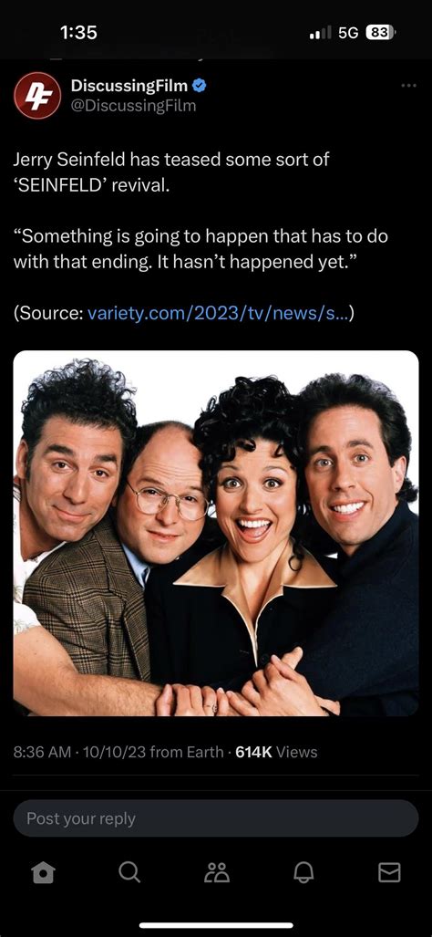 ‘Seinfeld’ Reunion? Jerry Seinfeld Says ‘Something Is Going to Happen ...