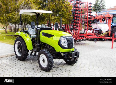 Lime Green Tractor Hi Res Stock Photography And Images Alamy
