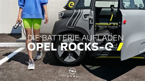 So lädst du Batterie auf Opel Rocks e YouTube