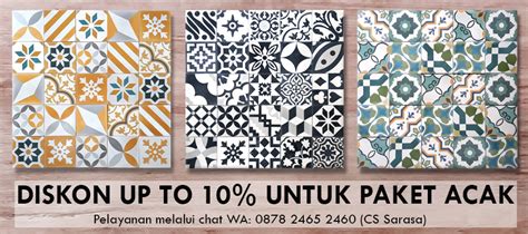 Promo Ramadhan Sarasa Tegel Motif Antik