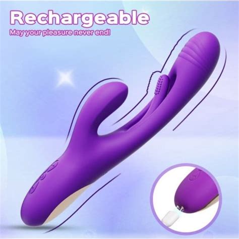 Bora G Spot Tapping Rabbit Vibrator Purple Sex Toy Hotmovies