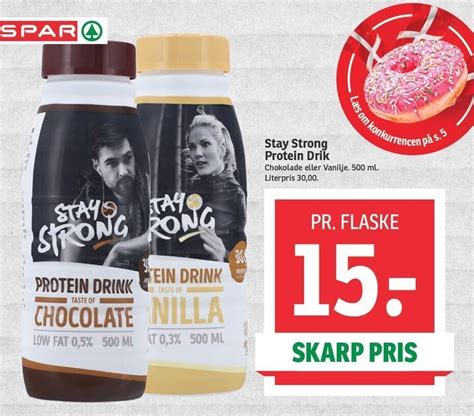 Stay Strong Protein Drik Tilbud Hos Spar