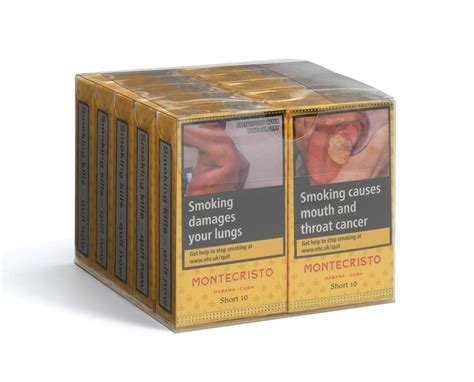 Montecristo Shorts 10 Packs Of 10 Cigars AE Lloyd And Sons