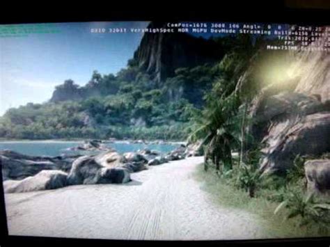 Crysis On 9800GX2 Very High Benchmark YouTube