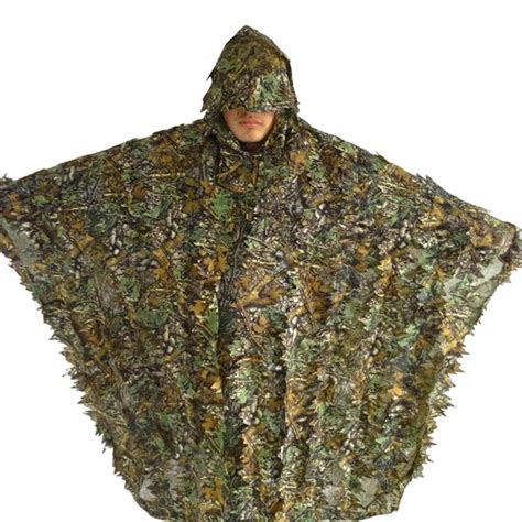 Poncho Militaire Camoufl Pour Chasse Et Tir Test Et Avis