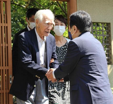 立憲・枝野氏 村山元首相と面会 次期衆院選に向け地方行脚芸能デイリースポーツ Online